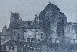 The church of Saint-Mard after World War I