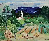 Moïse Kisling, c.1919, Paysage de Provence, oil on canvas