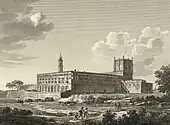 Monastery of Santa Engracia before the French Sieges, published in the work Voyage pittoresque et historique de l'Espagne