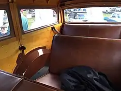 1937 Packard Six Series 115-C Station Wagon interior