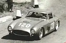 The Ferrari 250 GT of La Pira and Siracusa, winner of the GT +2600 class