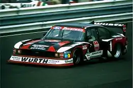 One of the used sports car under Zakowski (Ford Capri Turbo with Jochen Mass 1980)