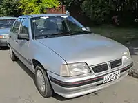1990 Pontiac LeMans GSE hatchback (New Zealand)