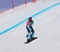 Dante Vera at team ski snowboard cross