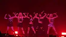 (G)I-dle performing "Tomboy" at their San Francisco, U.S. concert on July 24, 2022