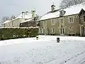 The château under the snow