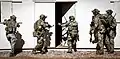 3rd Battalion, 3rd SFG (A) operators armed with SOPMOD variant M4A1 carbines conducted joint training with members of BORTAC (Border Patrol Tactical Unit) at Davis-Monthan AFB, Arizona in 2020.