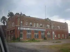 An abandoned hotel and restaurant (built 1926) at Catarina on US&nbsp;83 near Carrizo Springs
