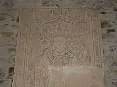 Guillaume Chupin's tombstone.