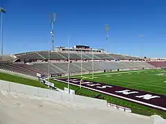 Aggie Memorial Stadium - South Side End Zone & Press Box 01