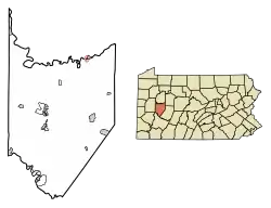 Location of South Bethlehem in Armstrong County, Pennsylvania.