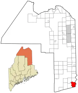 Location of Weston, Maine
