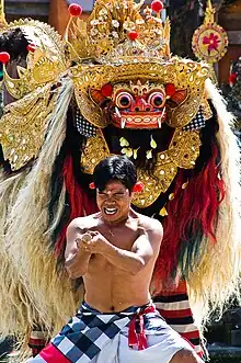 Image 28Indonesia possesses rich and colourful culture, such as Barong dance performance in Bali. (from Tourism in Indonesia)