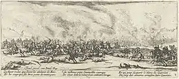 Plate 3: La bataille (The battle)