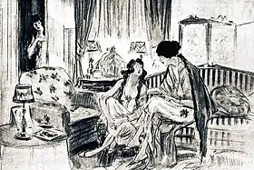 Bernice overhears Marjorie and Marjorie's Mother Gossiping About Her