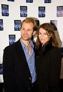 Williams with Helen Baxendale at Beyond the Pole premiere