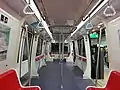Interior of Gold Line Bombardier Innovia APM 300