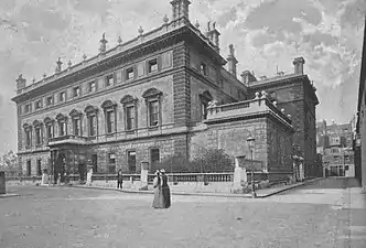 Bridgewater House in 1896 (front facade)