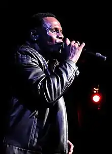 Thomas performing in 2014