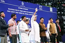 Chief Minister of Odisha inaugurating 2020 Khelo India University Games