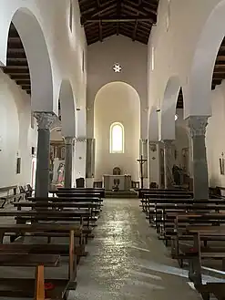 Interior of the church of St. Peter Alli Marmi.