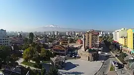 Aerial view of Melikgazi