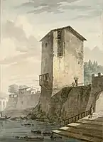 Building on the banks of the Tiber, n.d., Albertina, Vienna