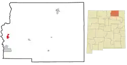 Location of Eagle Nest, New Mexico