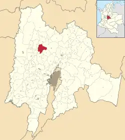 Location of the municipality and town of Gómez Plata in the Antioquia Department of Colombia