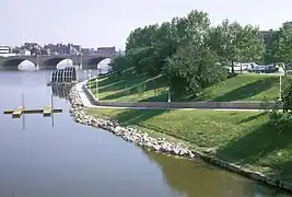 Before the park's construction, 1974