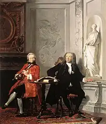 Jeronimus Tonneman and his Son, 1736, Oil on canvas, National Gallery of Ireland, Dublin, Ireland
