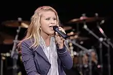 Savannah Outen performing in 2012