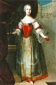 1780: Portrait of the poet, Barkóczy Borbála&nbsp;[hu]