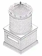 Graphical reconstruction by Hans G. Frenz&nbsp;[de], 1985