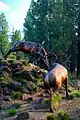 Bronze elk sculpture