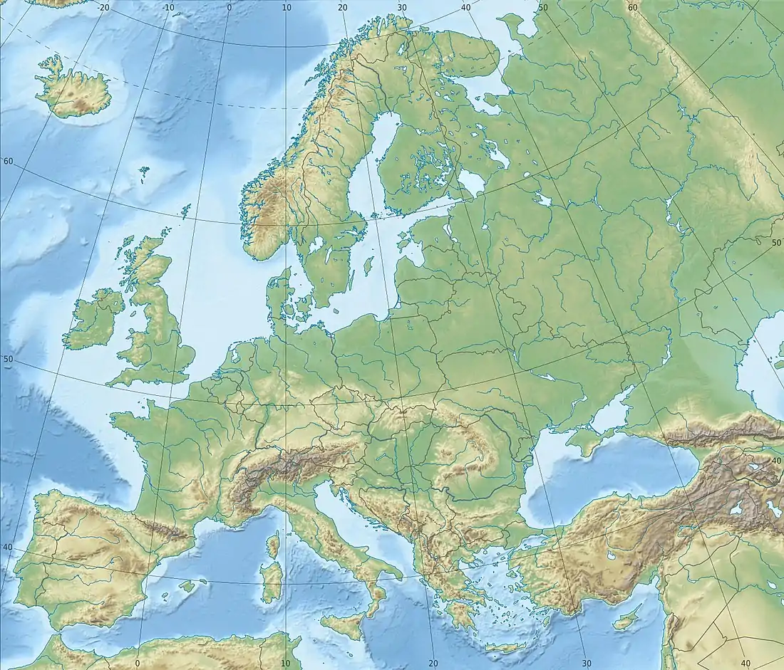 Cardiff is located in Europe