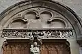 Detail above a door to the Abbey