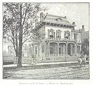 D.M Ferry House in 57 Winder built in 1869 and demolished in 1950s.