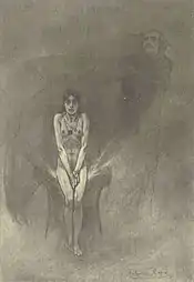 The Greatest Love of Don Juan (ca. 1887–93) heliogravure, etching, drypoint, aquatinte (23.5 x 16.2&nbsp;cm) Royal Library of Belgium