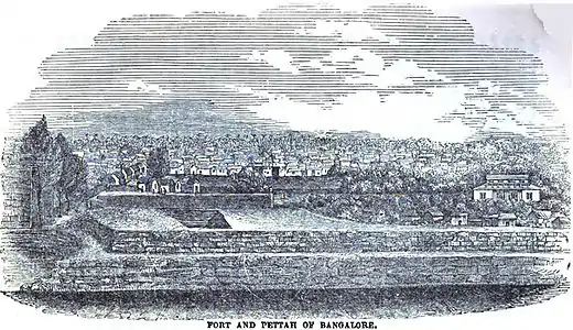 Fort and Pettah of Bangalore (p.&nbsp;139, 1849)