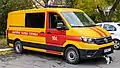 Volkswagen Crafter of the emergency gas service in Izmail, Ukraine
