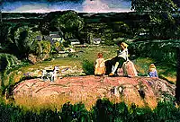 Three Children by George Bellows, 1919