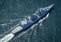 German Navy frigate Lübeck underway during BALTOPS '20, on 8 June 2020