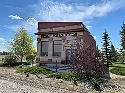 The former Gilman State Bank building