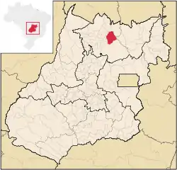 Location in Goiás state