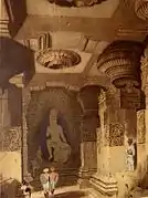 "Great Excavated Temple at Ellora" 1813