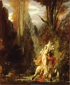 Deianira, Autumn (1872), 55.1 x  45.4&nbsp;cm, J. Paul Getty Museum