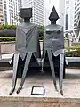 Sitting Couple by Lynn Chadwick, Exchange Square, Hong Kong, China
