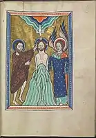 Miniature from the Psalter of Eleanor of Aquitaine (c. 1185)