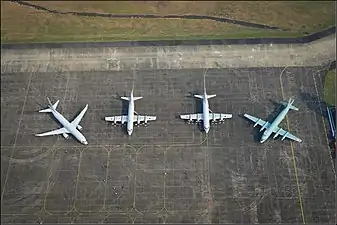 P3C Orion Aircraft's at INS Hansa